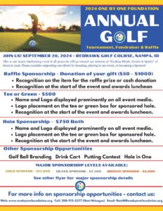 2024 Hole & Raffle Sponsorship Flyer